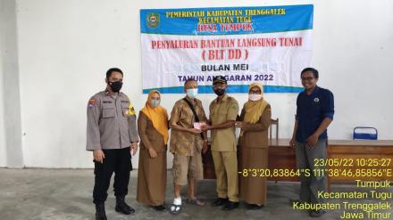 PEMBAGIAN BLT DD BULAN MEI TAHUN 2022